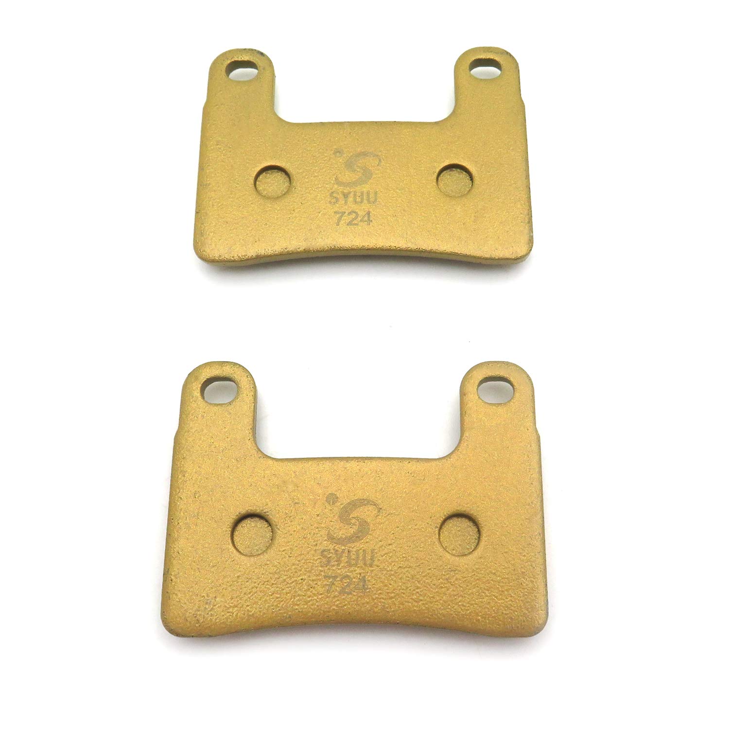 HTTMT- Brass Alloys Graphite Ceramics Brake Pads For Front 18-20 BMW S1000R R1250 GS [P/N: US-GOLD] - Image 4
